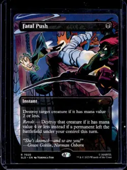 2024 Magic The Gathering Spider Man Secret Lair Drop Series Fatal Push #7020 - Image 1