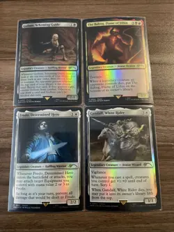 MTG Lord Of The Rings Promos Foil Gandalf Frodo Gollum Balrog TCG Lot - Image 1