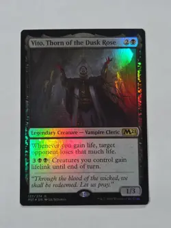 Vito, Thorn of the Dusk Rose [M21 - 127] - NM [Foil] TCG MTG - Image 1