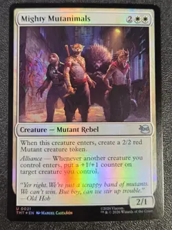 MIGHTY MUTANIMALS U TEENAGE MUTANT NINJA TURTLES 21 NM - Image 1