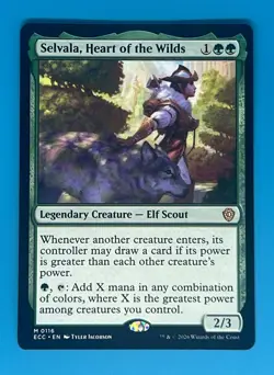 Selvala, Heart of the Wilds Commander: Lorwyn Eclipsed Regular - Image 1