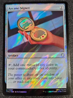 ARCANE SIGNET U COMMANDER TEENAGE MUTANT NINJA TURTLES 57 NM - Image 1