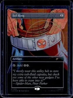 2024 Magic The Gathering Spider Man Secret Lair Drop Series Sol Ring #1993 - Image 1