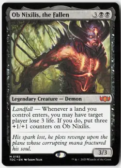 Ob Nixilis, the Fallen Commander: Tarkir: Dragonstorm Regular - Image 1