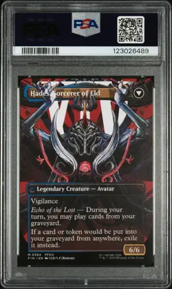 2025 MTG FINAL FANTASY EMET-SELCH, UNSUNDERED/HADES, SORCERER OF ELD PSA 10 - Image 2