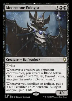 Moonstone Eulogist Bloomburrow Commander MTG NM - Image 1