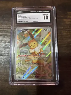 CGC 10 Eevee 173 Pokemon Black Star Promos 2025 English - Image 1