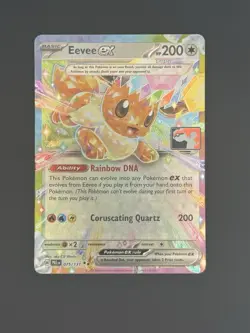 Play! Pokemon Prize Pack Series 7 Prismatic Evolutions 075/131 Eevee ex - Image 1