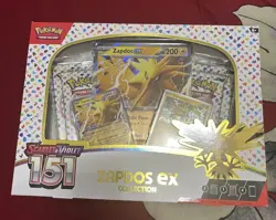 POKEMON TCG SCARLET & VIOLET 151 ZAPDOS EX COLLECTION SEALED BOX - Image 1