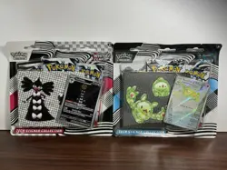 Pokemon Black Bolt and White Flare Tech Sticker Collection Set of 2 - Image 1