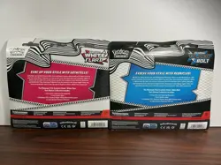 Pokemon Black Bolt and White Flare Tech Sticker Collection Set of 2 - Image 2