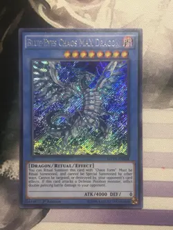 Yugioh! Blue-Eyes Chaos MAX Dragon - MVP1-ENS04 - Secret Rare - 1st Edition NM - Image 1