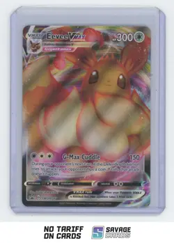 2021 Pokemon Sword & Shield - Black Star Promo Eevee Vmax #SWSH087 - Image 1