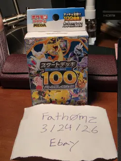 Pokemon Bundle Of 3 New Mega Start Deck 100 Battle Collection MC Japanese Sealed - Image 1