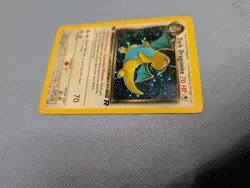 Pokemon Dark Dragonite Team Rocket 1st Edition Holo Rare #5 - Image 4