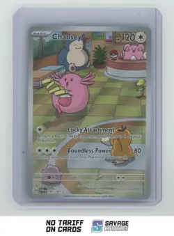 2024 Pokemon Scarlet & Violet Twilight Masquerade Holo Chansey #187/167 - Image 1