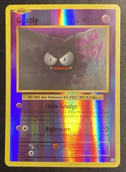 Gastly Reverse Holo Common 47/108 Pokemon TCG XY Evolutions NM Free Ship - Image 1