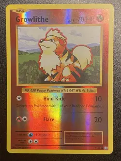 Growlithe Reverse Holo 17/108 Pokemon TCG XY Evolutions Reverse Holo Common NM - Image 1