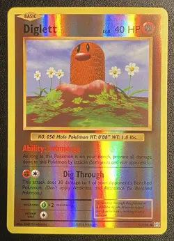 Diglett Reverse Holo Common 55/108 Pokemon TCG XY Evolutions - NM Free Ship - Image 1