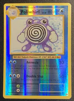 Poliwhirl Reverse Holo Uncommon 24/108 Pokemon TCG XY Evolutions NM Free Ship - Image 1