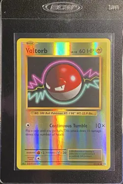 Voltorb Reverse Holo Common 39/108 Pokemon TCG XY Evolutions Free Ship - Image 3
