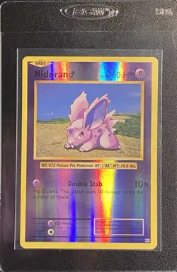 Nidoran Reverse Holo Common 43/108 Pokemon TCG XY Evolutions - NM Free Ship - Image 3