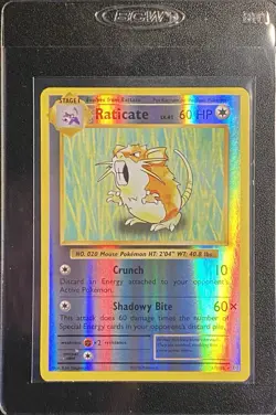 Raticate Reverse Holo Rare 67/108 Pokemon TCG XY Evolutions Free Ship - Image 3