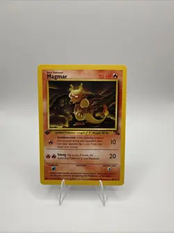 Pokemon Magmar 1st edition Fossil 39/62 Uncommon 70 HP 1999 TCG - Image 1