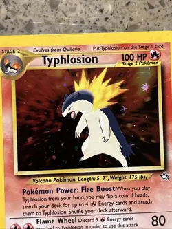 Pokemon Typhlosion Holo Neo Genesis 18/111 - Image 2
