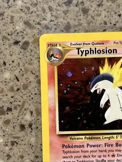 Pokemon Typhlosion Holo Neo Genesis 18/111 - Image 3