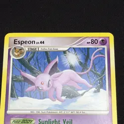 2008 Espeon 18/100 Pokemon Majestic Dawn Regular Near Mint - Image 4