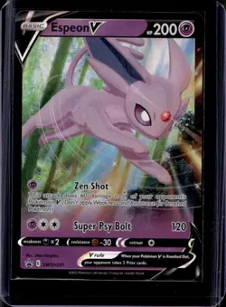 2022 Pokemon SWSH Black Star Promos Espeon V #SWSH201 - Image 1
