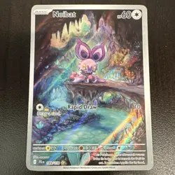 Pokemon TCG Noibat 169/159 Sv09: Journey Together Illustration Rare Holo Dragon… - Image 1
