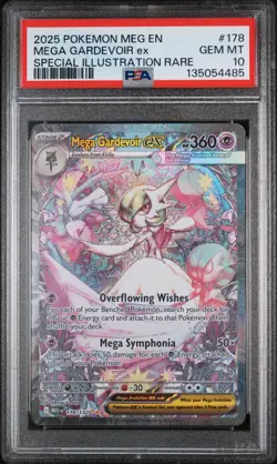 2025 POKEMON MEG EN-SPECIAL ILLUSTRATION RARE #178 MEGA GARDEVOIR EX PSA 10 - Image 1