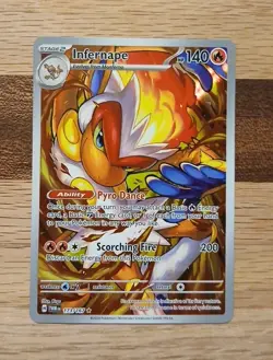 Pokemon TCG Infernape 173/167 Sv06: Twilight Masquerade Holo- Near Mint- IR- New - Image 1