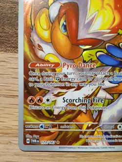 Pokemon TCG Infernape 173/167 Sv06: Twilight Masquerade Holo- Near Mint- IR- New - Image 5