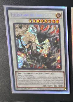 Ecclesia and the Dark Dragon BPRO-EN041 Secret Rare 1st Edition NM Yugioh - Image 1
