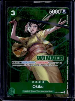2023-24 One Piece Bandai Game Fest Okiku Promos #OP01-035 - Image 1