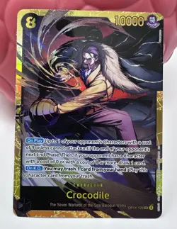 Crocodile OP14-120 SEC Foil One Piece TCG Baroque Works English NM - Image 1