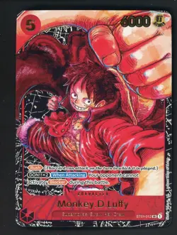 One Piece TCG 1st Anniversary ST01-012 Monkey.D.Luffy Super Rare - Image 1