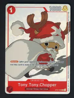 One Piece TCG Gift Collection 2023 ST01-006 Tony Tony.Chopper Promo - Image 1