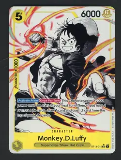 One Piece TCG ST13-015 Monkey.D.Luffy Super Rare Foil - Image 1