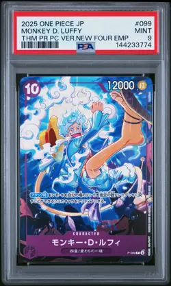 2025 ONE PIECE JAPANESE THEME PROMOTION PACK VERSION #099 MONKEY D. LUFFY PSA 9 - Image 1