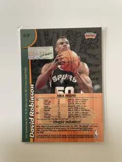 David Robinson topps Finest Card/Insert Great 90’s Investment NBA 🔥 - Image 2