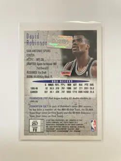 David Robinson Foundations Card/Insert Great 90’s Investment. - Image 2