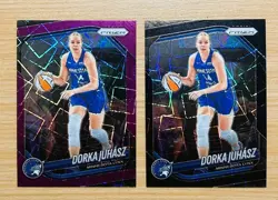 2025 Panini WNBA Prizm Dorka Juhasz BLACK VELOCITY /39 + Purple /59, Lynx - Image 1