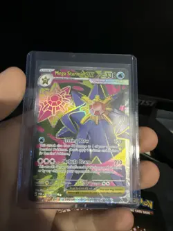 Mega Starmie 102/088 Perfect Order Pokemon Cards Rare Card - Image 1