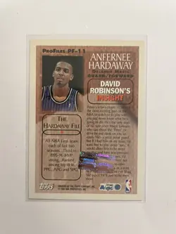 Anfernee Hardaway Pro Files 90’s Card/Insert Great Investment. 🔥 - Image 2