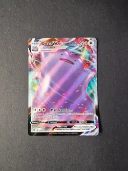 051/072 Ditto VMAX Shining Fates Sword & Shield Pokemon Trading Card Game TCG - Image 1