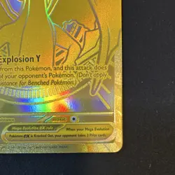 Pokemon Mega Charizard Y EX 294/217 Ascendant Heroes Holo Full Art Card - Image 4